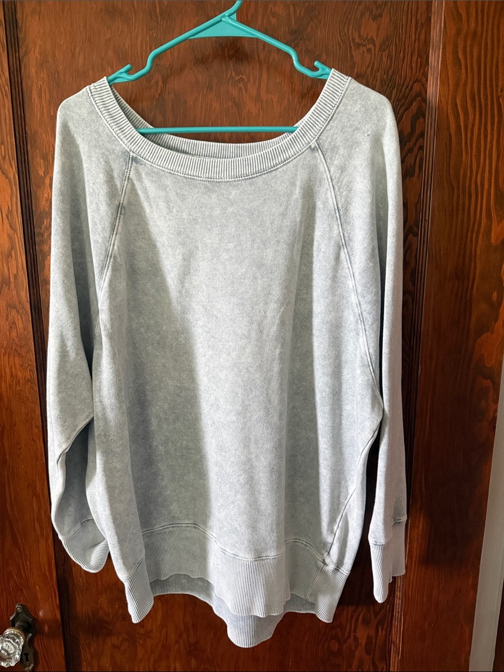 Lounge Life Weekend Sweatshirt - Soft Gray Oversized